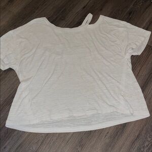 Free People White Oversized T-Shirt